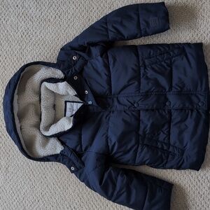 Baby Gap puffer coat 5t navy
